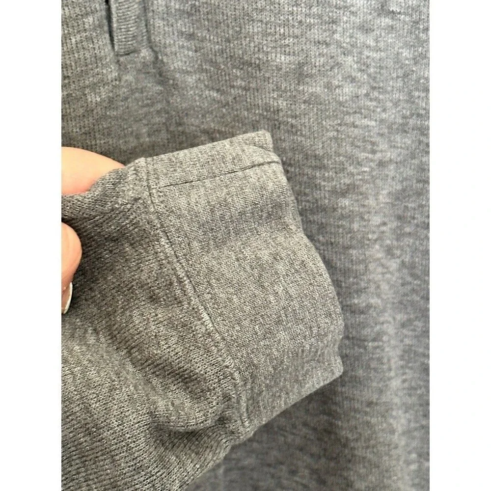 Cutter & Buck Sweater Men’s Size Large Gray 1/4 Zip Pullover 100% Cotton - Picture 7 of 11